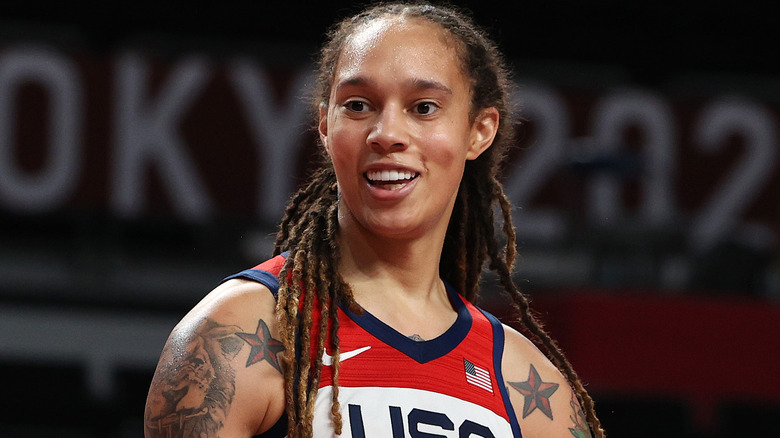 Brittney Griner smiling