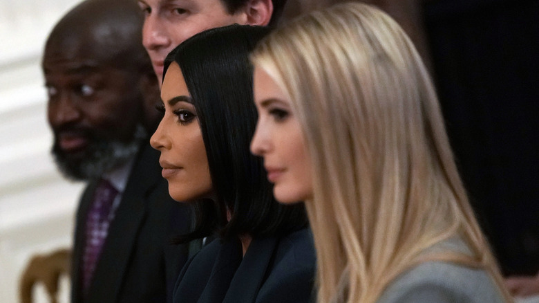 Kim Kardashian and Ivanka Trump 