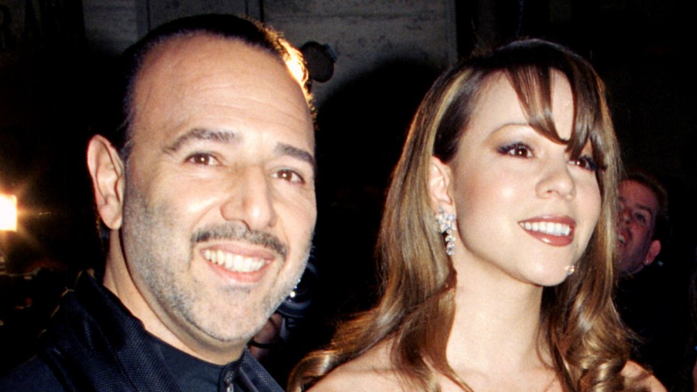 Tommy Mottola and Mariah Carey at the Council of Fashion Designers of America Gala Ball 