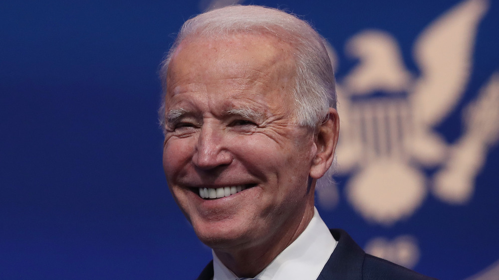 Joe Biden smiling