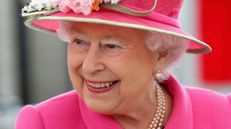 Queen Elizabeth at a public event