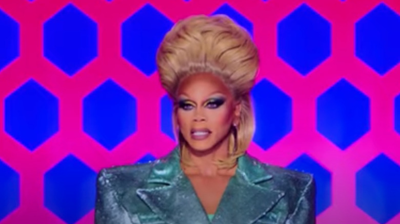 RuPaul in drag on RuPaul's Drag Race