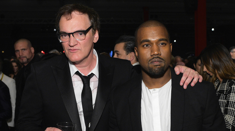 Quentin Tarantino and Kanye West