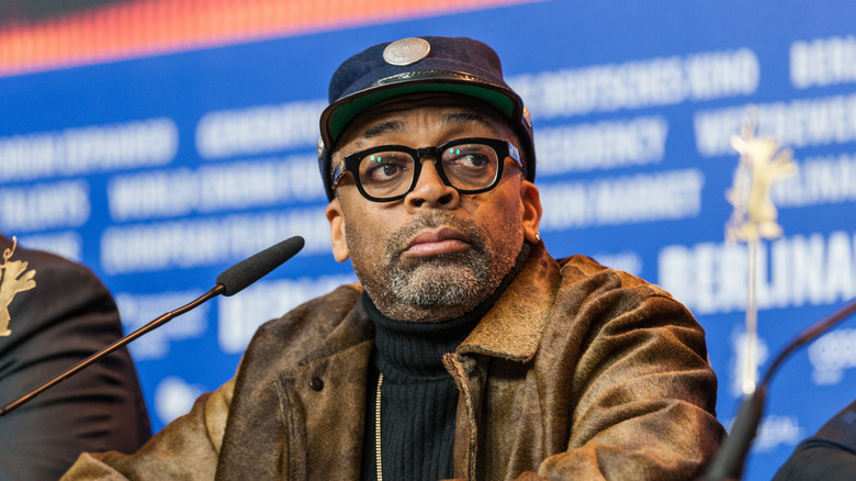 Spike Lee, serious face