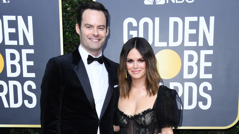 Bill Hader and Rachel Bilson on red carpet 2020