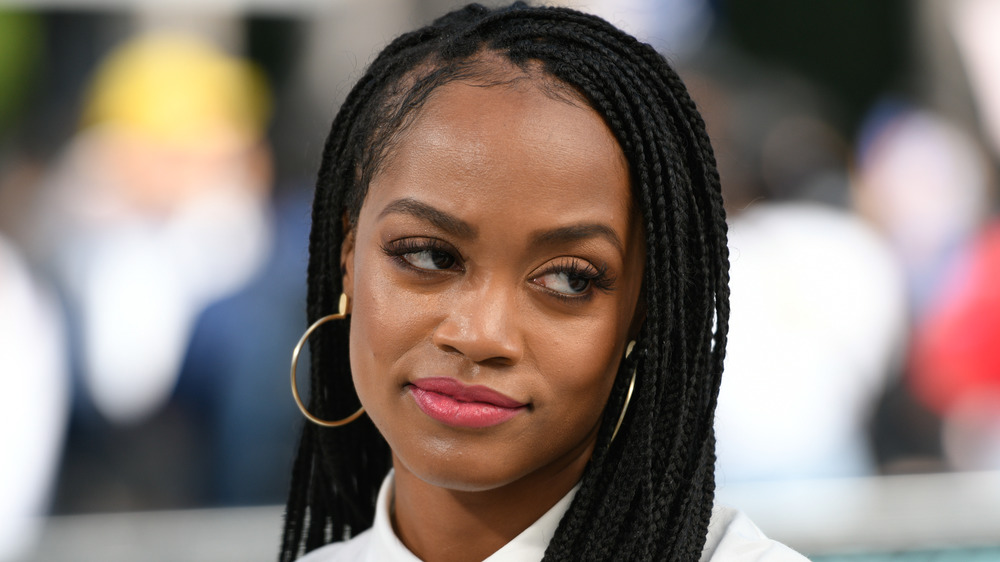 Rachel Lindsay looking sideways