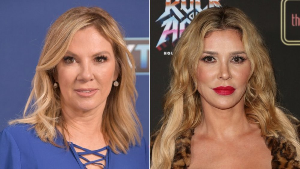 Ramona Singer on Extra in 2019; Brandi Glanville at opening night of Rock of Ages Hollywood in 2020