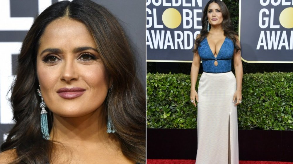 Salma Hayek at the 2020 Golden Globes