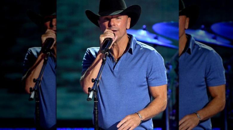 Kenny Chesney performs at the 2021 ACM Awards