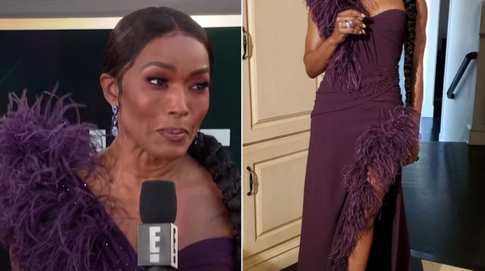 Angela Bassett Golden Globes Outfit