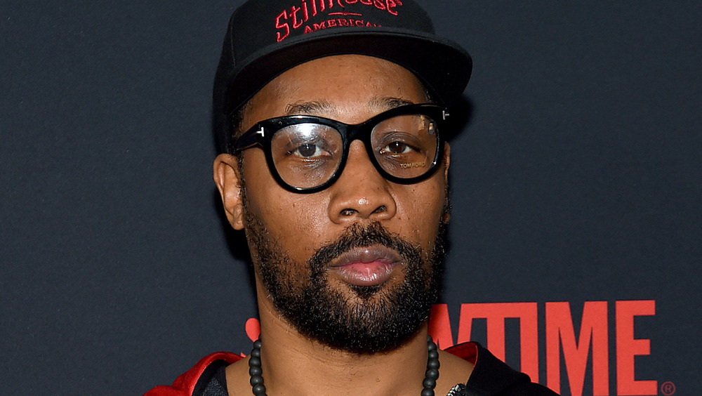 RZA wearing glasses