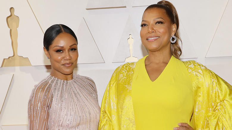 Eboni Nichols and Queen Latifah smiling 