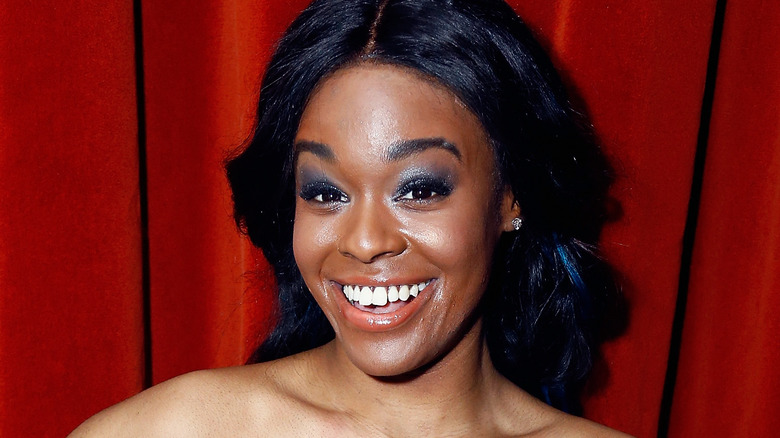 Azealia Banks smiling