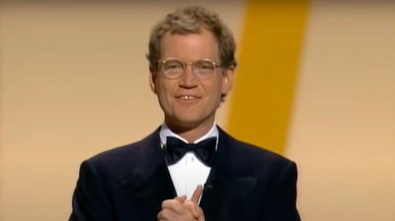 David Letterman hosting the Oscars