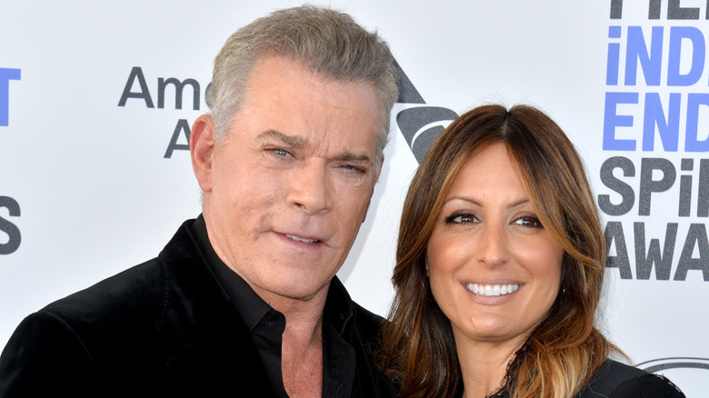 Ray Liotta with fiancee Jacy Nittolo