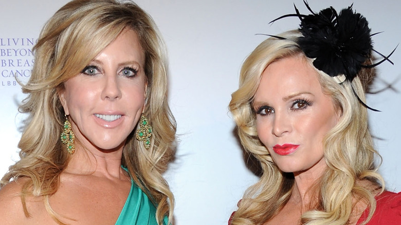 Vicki Gunvalson and Tamra Judge posing