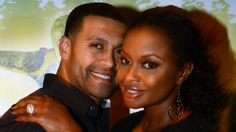 Apollo Nida and Phaedra Parks smile married