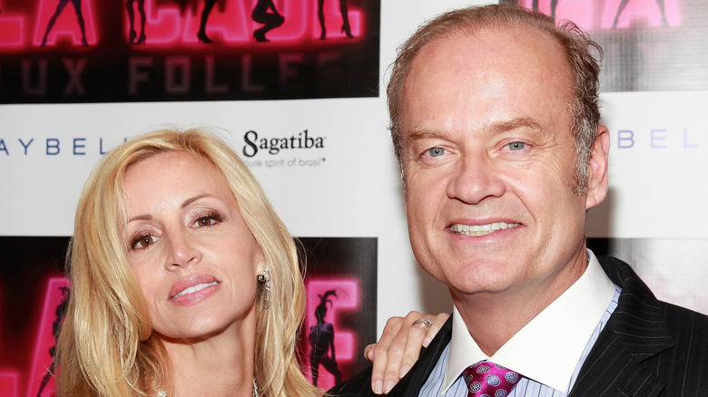 Camille Grammer Kelsey Grammer smiling