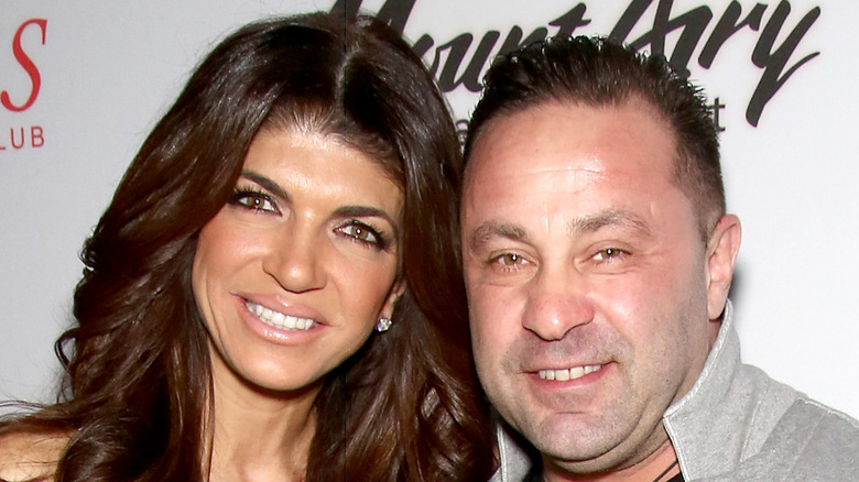 Teresa Giudice, Joe Giudice smile red carpet