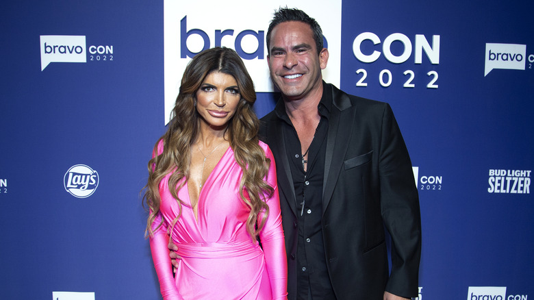 Teresa Giudice and Luis Ruelas attending BravoCon 2022