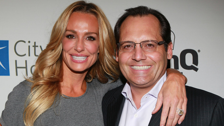 TV personality Taylor Armstrong (L) and husband Russell Armstrong attend Esquire House LA's "Songs Of Hope VI" 