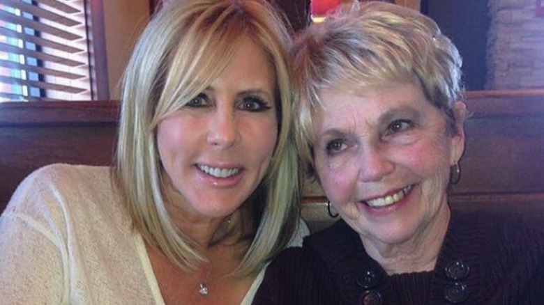 Vicki Gunvalson and mother, Joanne Steinmetz, posing for a photo