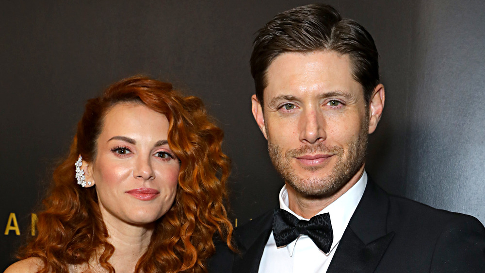 Danneel Ackles and Jensen Ackles pose