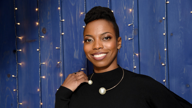 Sasheer Zamata smiling