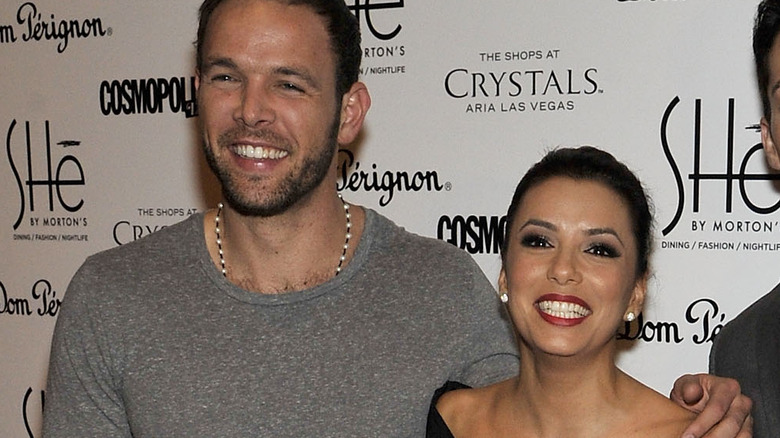 Ernesto Arguello, Eva Longoria smiling