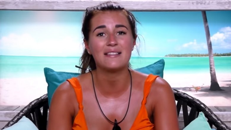 Dani Dyer in the Love Island confessional