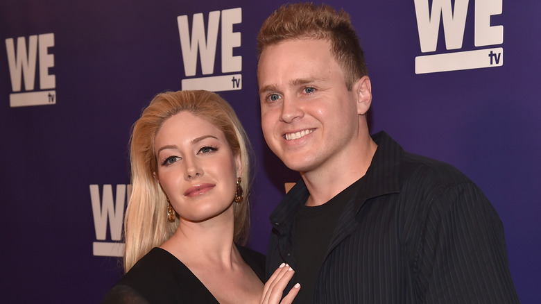 Heidi Montag and Spencer Pratt posing