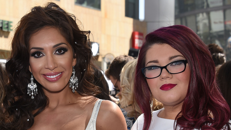 Farrah Abraham and Amber Portwood smiling