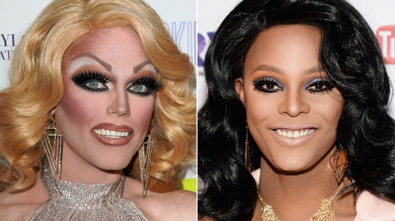 Morgan McMichaels and Tyra Sanchez split image