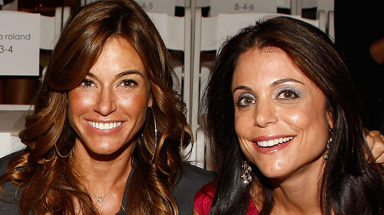 Kelly Bensimon and Bethenny Frankel smiling