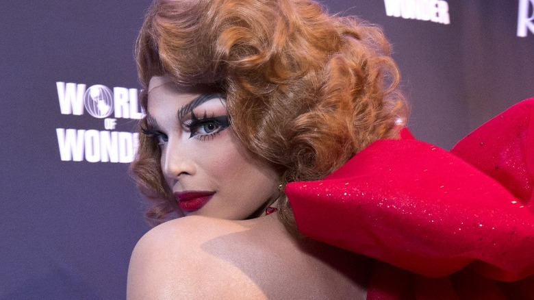 Valentina looking over her shoulder