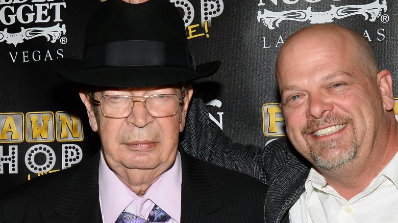 Richard 'Old Man' Harrison from Pawn Stars with son Rick