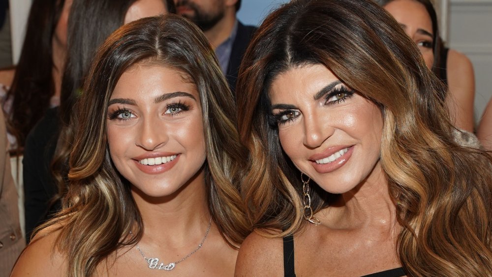 Gia Giudice and Teresa Giudice at the ENVY by Melissa Gorga fashion show