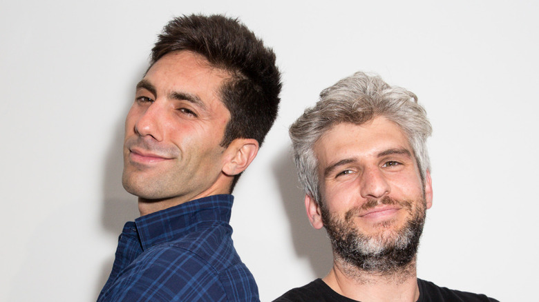 Nev Schulman and Max Joseph posing against a white background