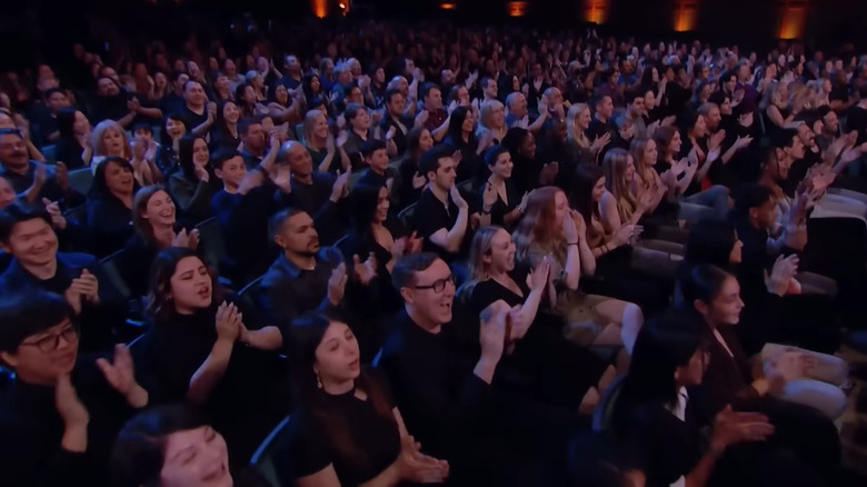 Audience clapping at America's Got Talent