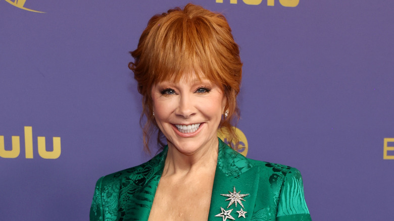 Reba McEntire smiling