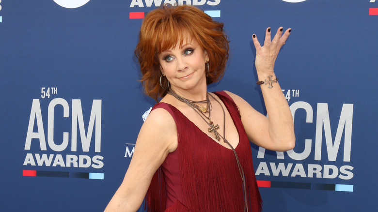 Reba McEntire posing  