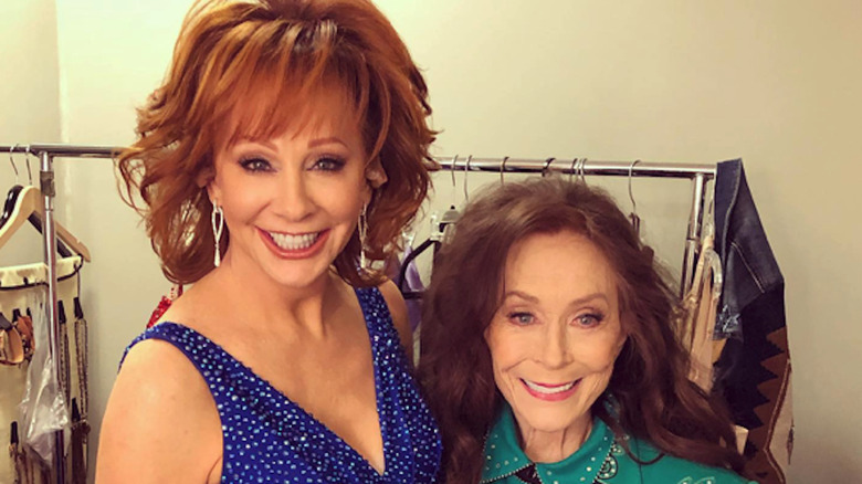 Reba McEntire with Loretta Lynn