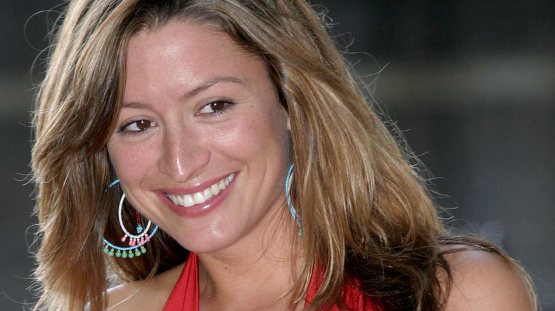 Rebecca Loos looking coy