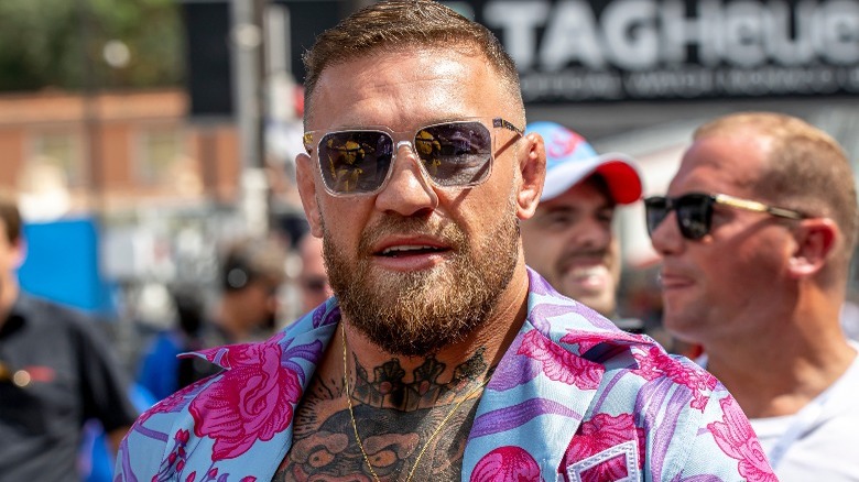 Conor McGregor attends the 2022 Formula 1 racing championship in Monte Carlo, Monaco