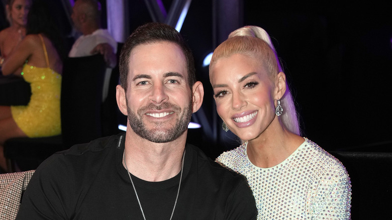 Tarek El Moussa, Heather Rae El Moussa smiling