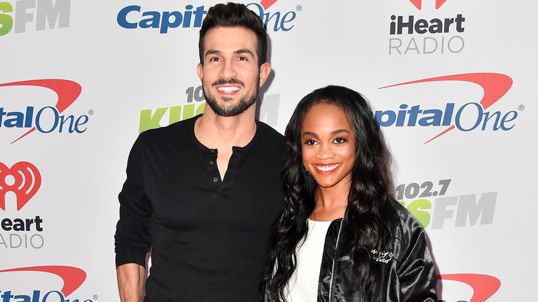 Rachel Lindsay and Bryan Abasolo posing