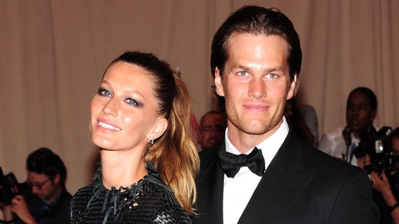 Gisele Bundchen with Tom Brady