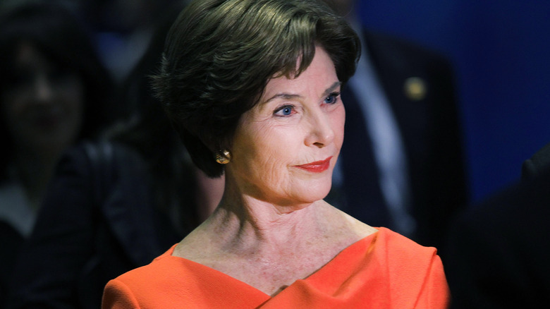 Laura Bush smiling