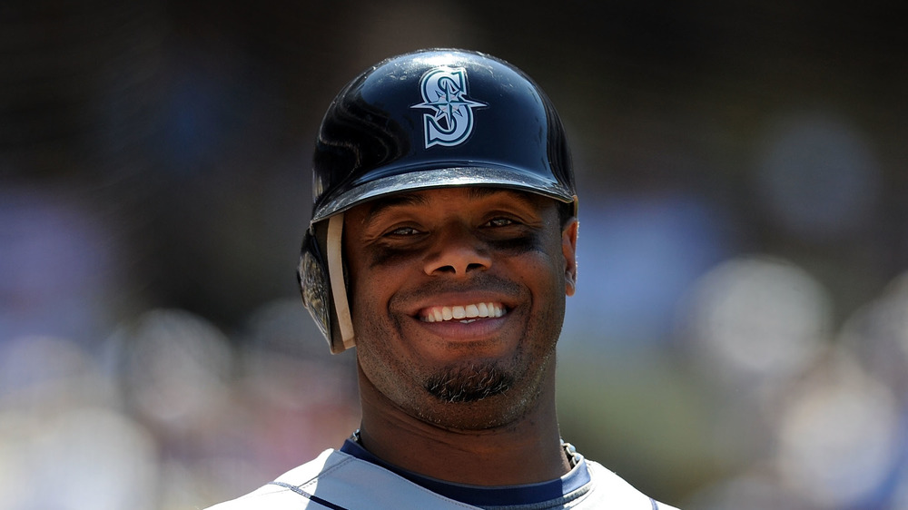 Ken Griffey Jr. at baseball game