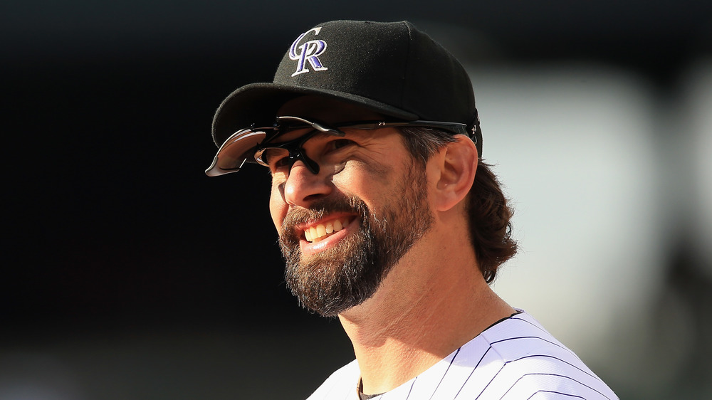 Todd Helton playing baseball